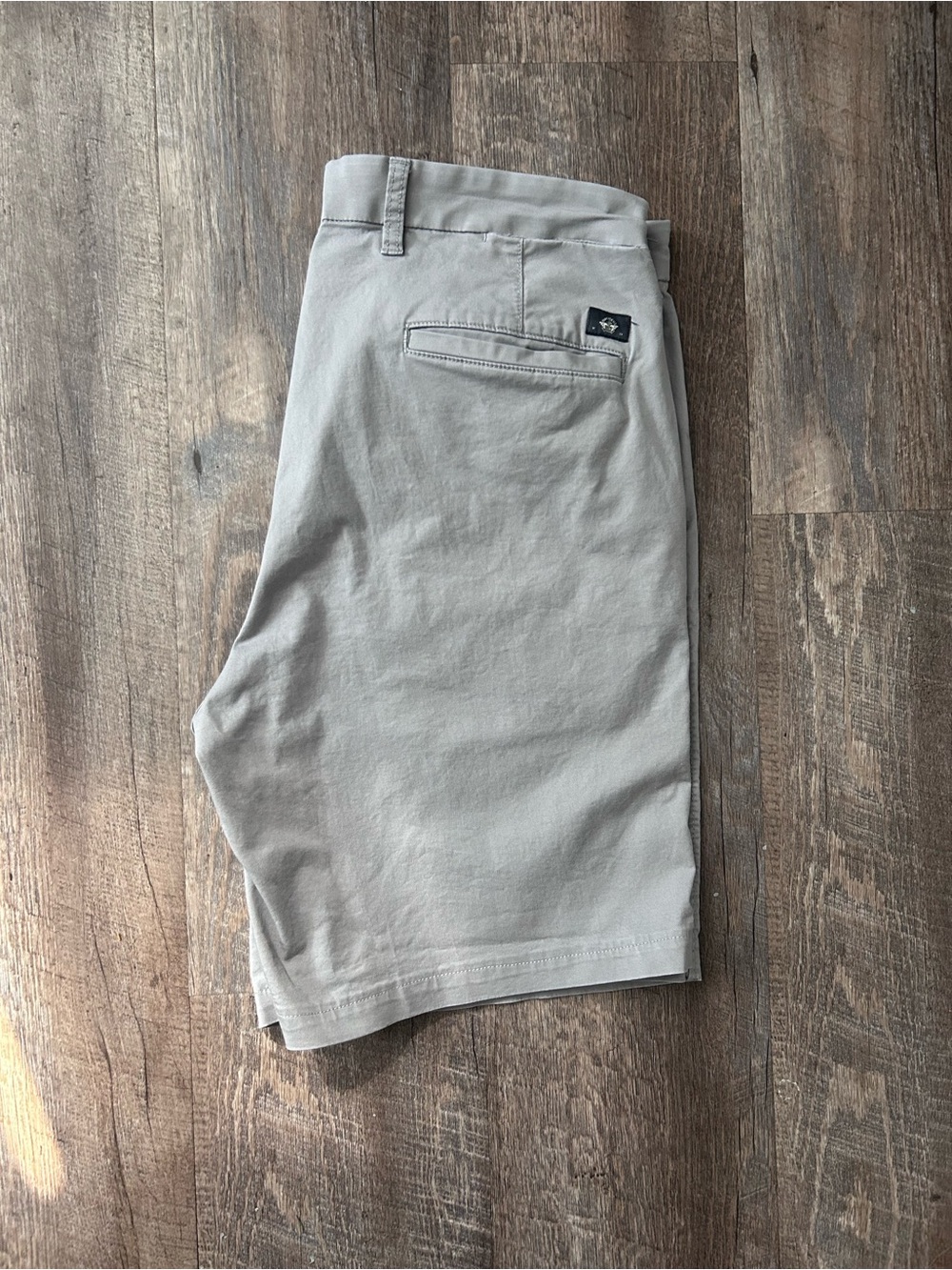 Dockers Men's Flat-Front Shorts — Light Gray
